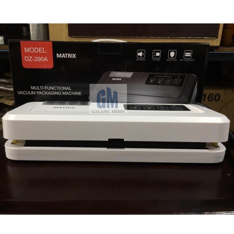 MATRIX Vacuum Sealer Machine DZ-290A Mesin Alat Pengemas Plastik Vakum Kedap Udara Portable DZ290A