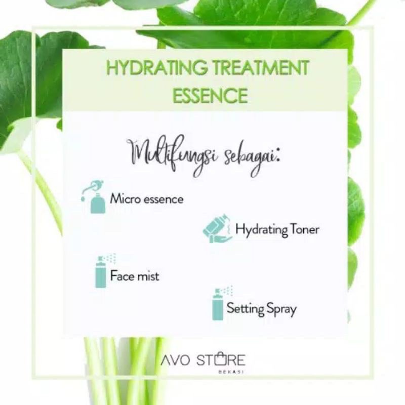 AVOSKIN Hydrating Treatment Essence Indonesia / Avo Skin / Perfect HTE PHTE Serum Toner YSB Bae Aha