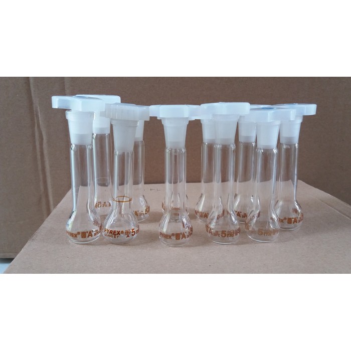 Volumetric Flask 5 ml / Labu Ukur 5 ml grade A Pyrex