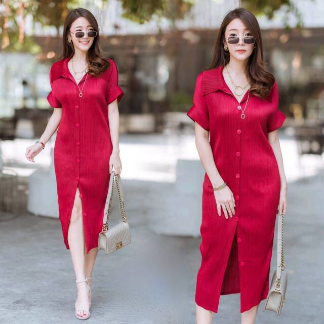 Po Dress plisket ORI Bangkok Thailand