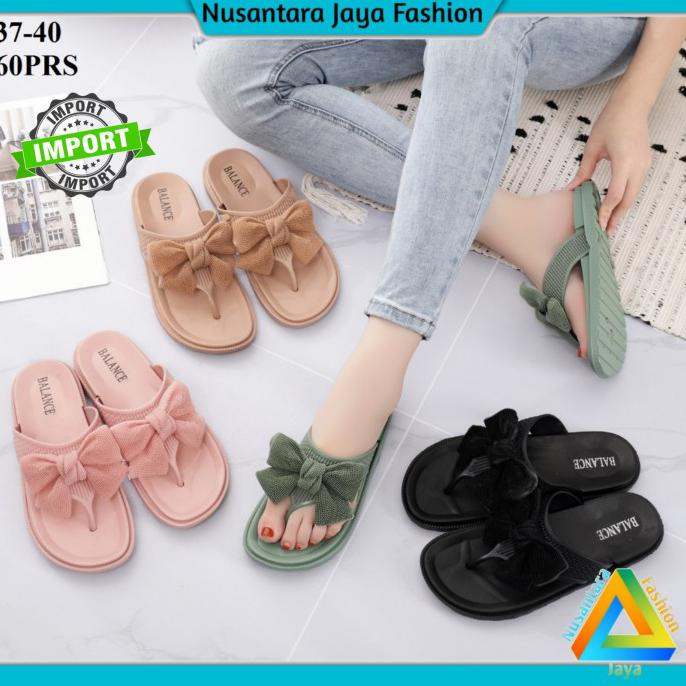 Terbaik Original Sandal Jelly Wanita 1607-K11 Sandal Santai / Sandal Balance - Mocca, 37