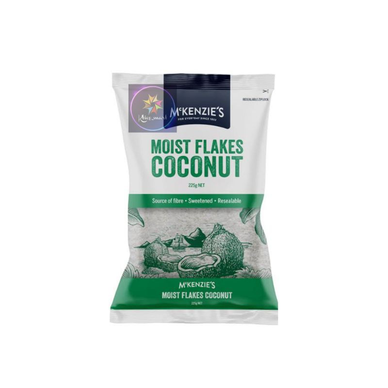 

MCKENZIE'S MOIST FLAKES COCONUT 225gr//Import