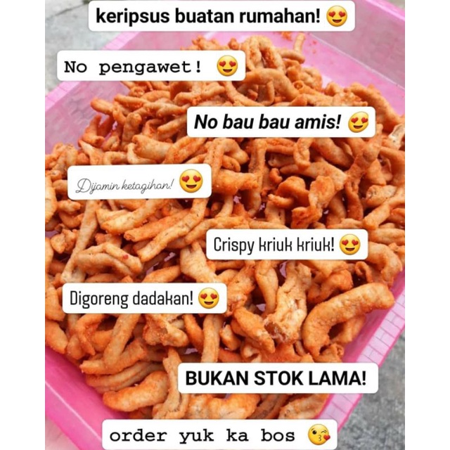 

keripik usus (kripsus)