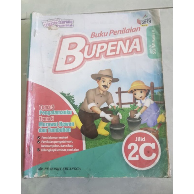 Jual Buku Pelajaran Bupena Erlangga Bekas Kelas 2C SD | Shopee Indonesia