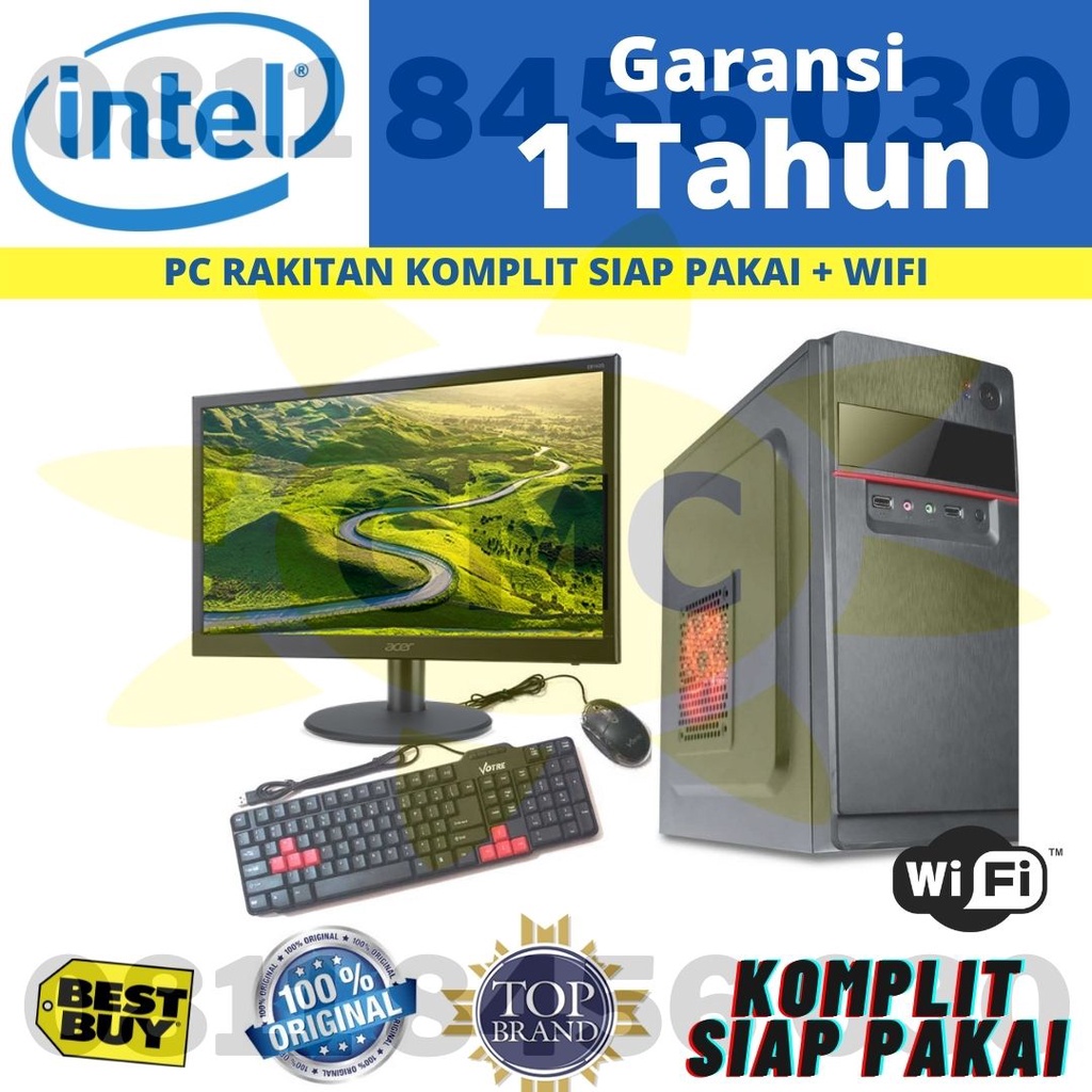 PC Rakitan Core i7 4790 8GB SSD 128GB Lengkap Siap Pakai