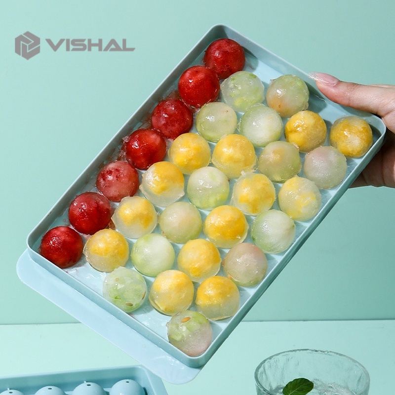 VISHAL Cetakan Es Batu Bulat 18 Round Ice Cube Tray Ice Tray VS-96