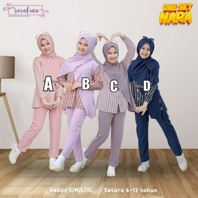 Best Seller / Setelan Anak / One Set Nara by Sarafina
