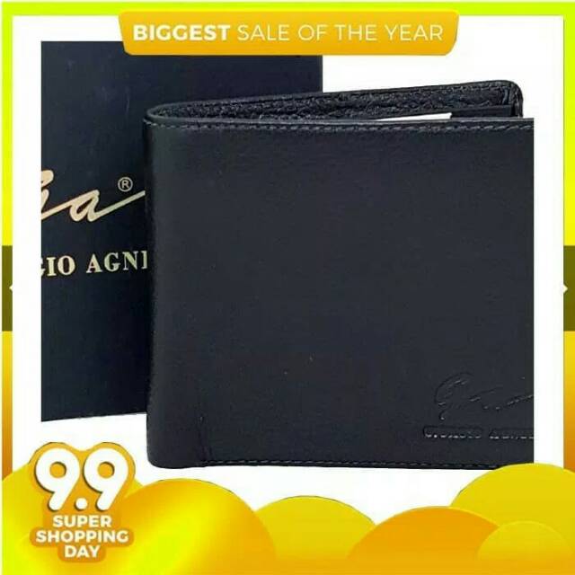 Branded dompet pria cowok tidur GIORGIO AGNELLI original 100%