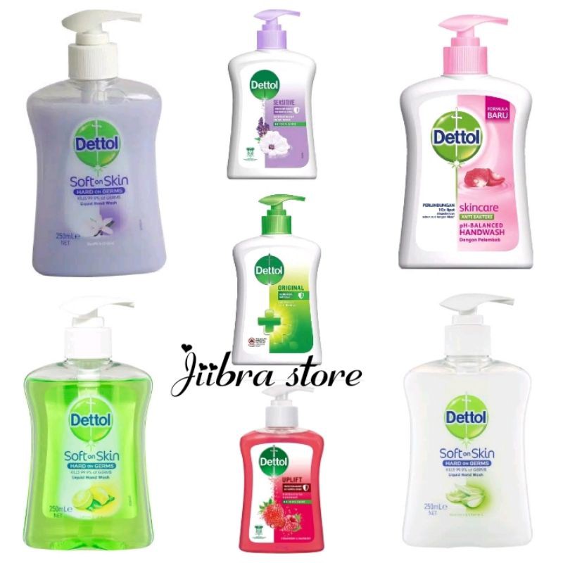 Dettol handwash botol pump 245g,250ml