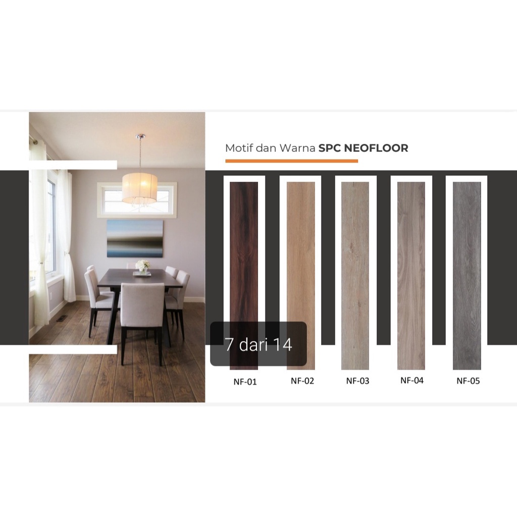 Lantai Vinyl Klik SPC Neo Floor Harga Terjangkau