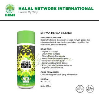 Minyak Herba Sinergi Minyak Bubut Mhs Hpai Shopee Indonesia