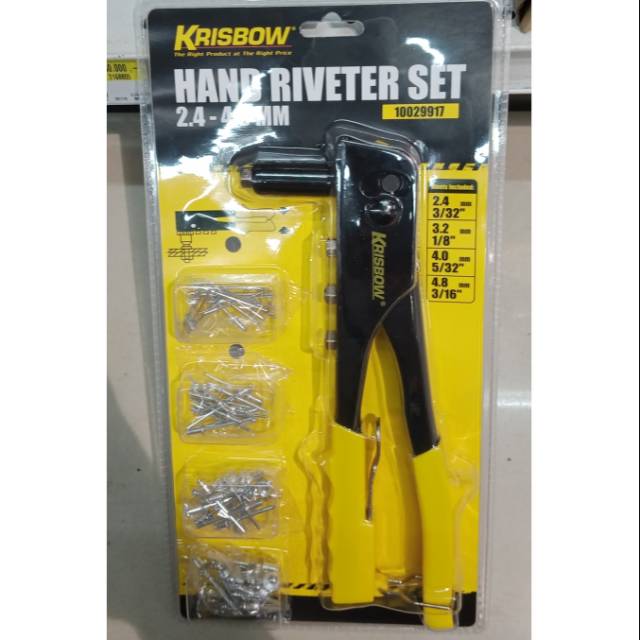 Jual Krisbow Hand Riveter Alat Tang Rivet Alat Memasang Paku Keling ...