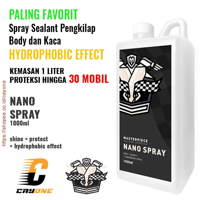 Masterpiece Nano Coating Wax 1 Liter - Spray Sealant Pengkilap Cat Mobil