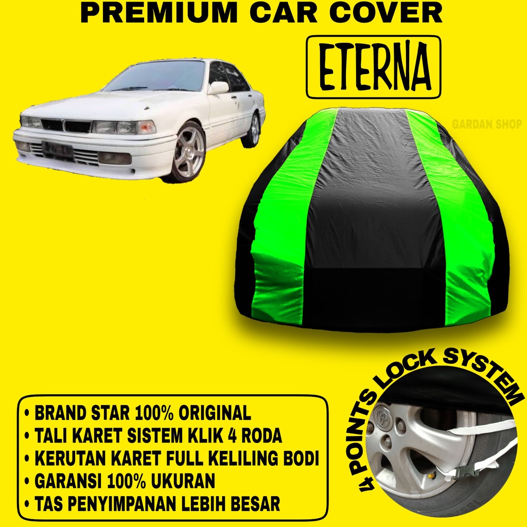 Body Cover ETERNA Sarung Strip HIJAU Penutup Pelindung Bodi Mobil Eterna PREMIUM