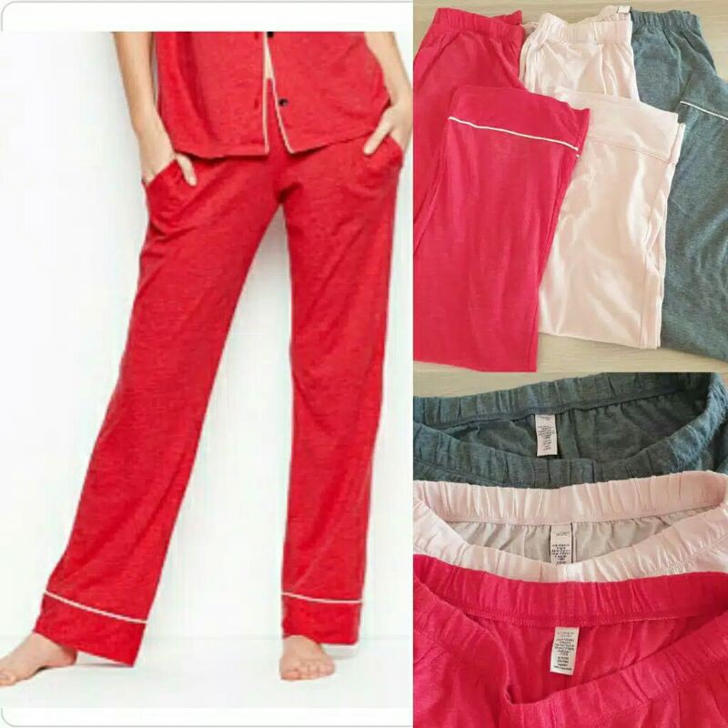 VIS Secret Modal Long Pants Celana Tidur Panjang | Piyama VICTORIA'S SCRET Original