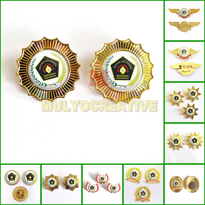 Pin IKWI Pin Bros Wing Logo Ikatan Keluarga Wartawan Indonesia