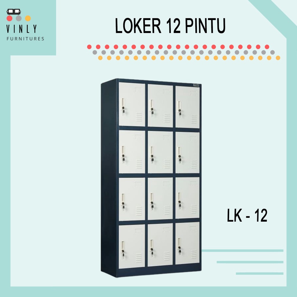 

Loker / Loker Besi / Loker Besi 12 Pintu LK12