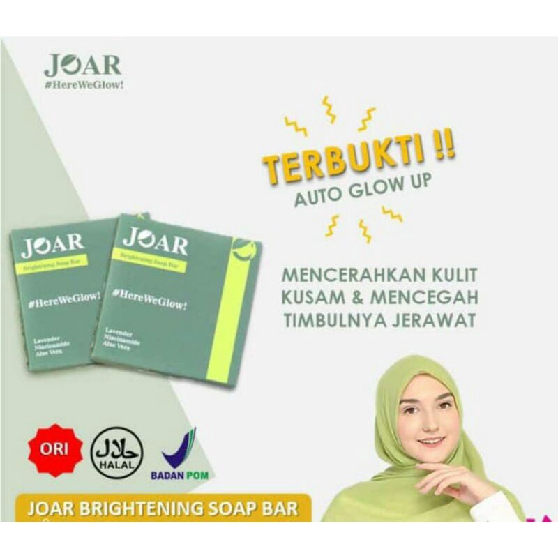 JOAR SKINCARE BRIGHTENING SOAP BAR  100% ORI  | sabun wajah | sabun jerawat | sabun flek hitam