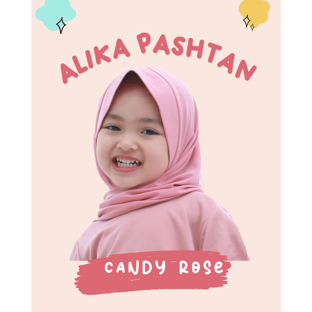 Hijab Instant Anak / Jilbab Bayi Aiska Renda Satu Set Cantik Jersey Import Newborn - 6 tahun / Hijab Anak Perempuan / Jilbab Anak Perempuan