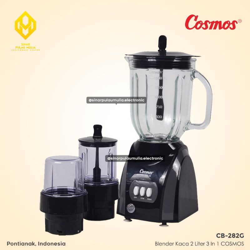 Cosmos Blender Kaca 2 Liter - CB-282G / CB 282G / CB 282 G / CB282G / CB 282G
