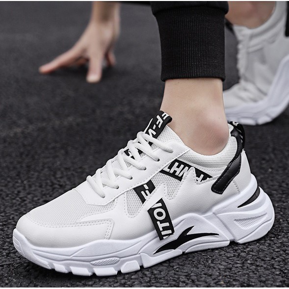 TBIG [COD] Sepatu Sneakers Pria OFF MEN Import Fashion Sepatu Sekolah Kuliah Sepatu Murah
