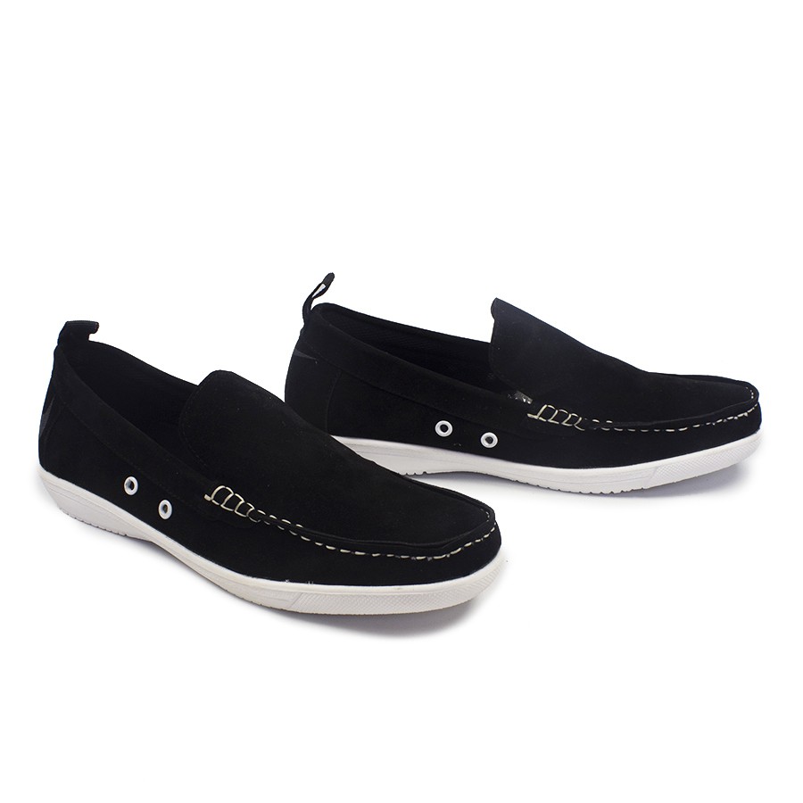 MS - Sepatu Keren Murah Pria Nike Smith Slop Hitam Kasual Santai Cowok Tanpa Tali Trendy Terlaris