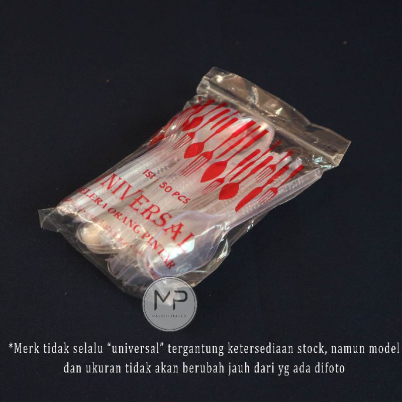 Sendok Puding Sendok Jelly Sendok Agar Sendok Teh Sendok Kecil Plastik Bening