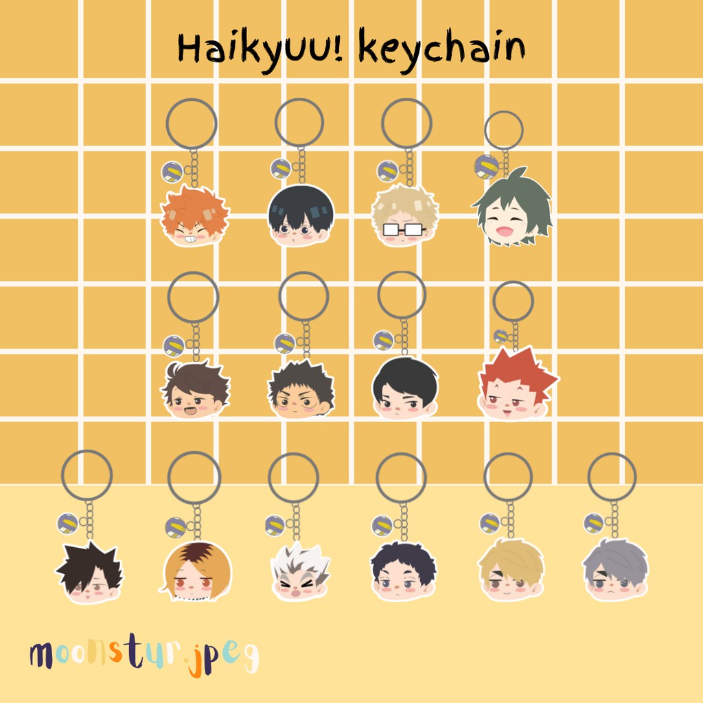 Haikyuu Anime Acrylic keychain [PO]