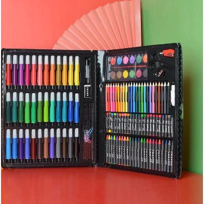 

۝ Super Mega Art Set Anak 150pcs Spidol Crayon / Set Menggambar ◙