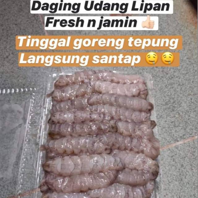 

Udang lipan kupas