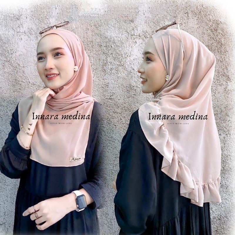 INNARA | Pashmina OVAL RUFFLE KARET