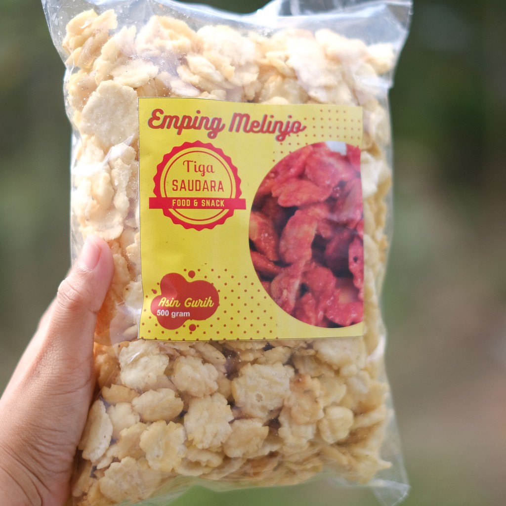 

Emping Kletuk Asin Gurih 250 gr / Emping Melinjo Asli Limpung 250gr