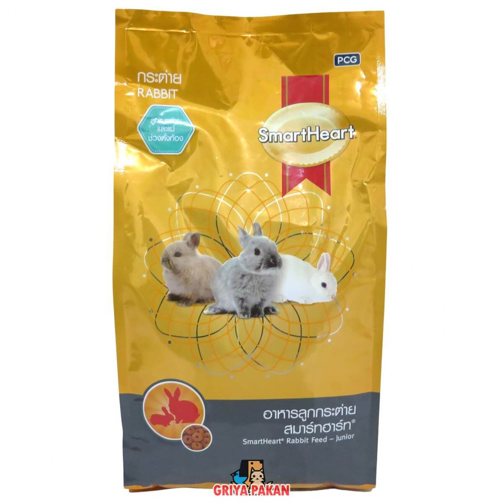 [CUCI GUDANG][PROMO 11.11] SmartHeart Kelinci 1kg Junior / pakan pelet kelinci junior smart heart 1k