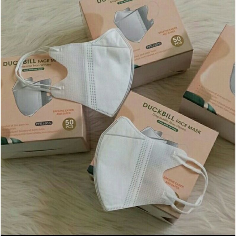 Masker Duckbill Y&B Care 50' Putih