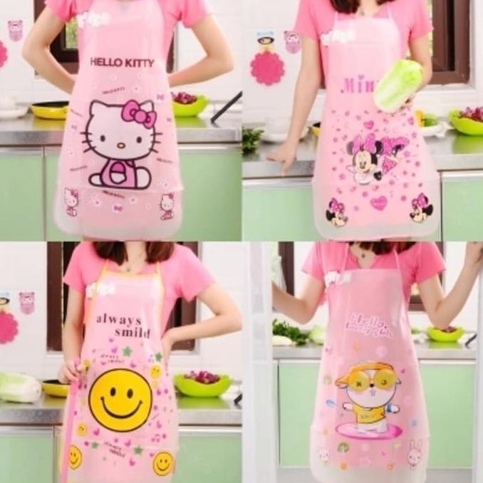 

Jual P-1800010071 Celemek Apron Masak Dapur Anti Air Waterproof Transparan Limited