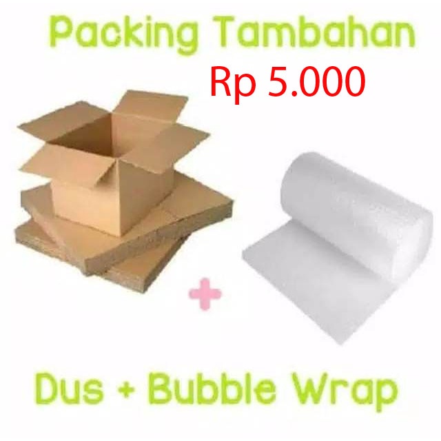 

bubble wrap dan packing tambahan