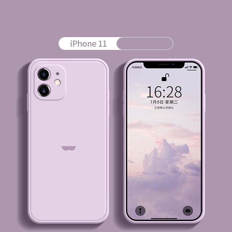 Case Desain Straight Cube Untuk iPhone 6 6s 7 8 Plus X XR XS Max SE 12 11 Pro Max