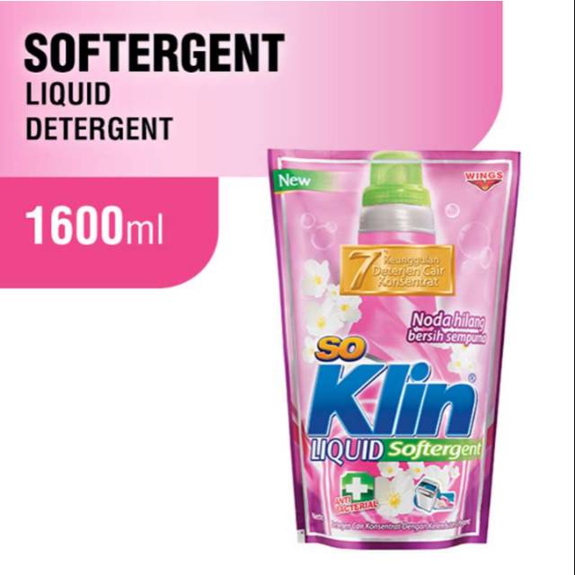 SOKLIN Liquid Softergent / Violet Blossom Pouch - 1600ml