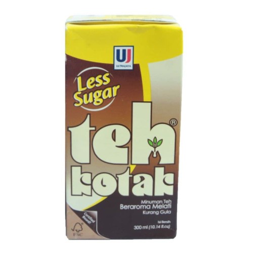 

ULTRAJAYA TEH KOTAK | LESS SUGAR | 300ML