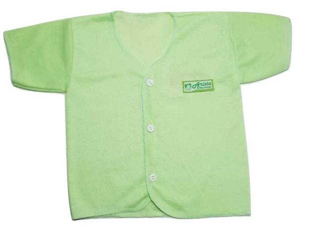 Baju Bayi Lengan Pendek Warna Polos Baju Santai Bayi B14