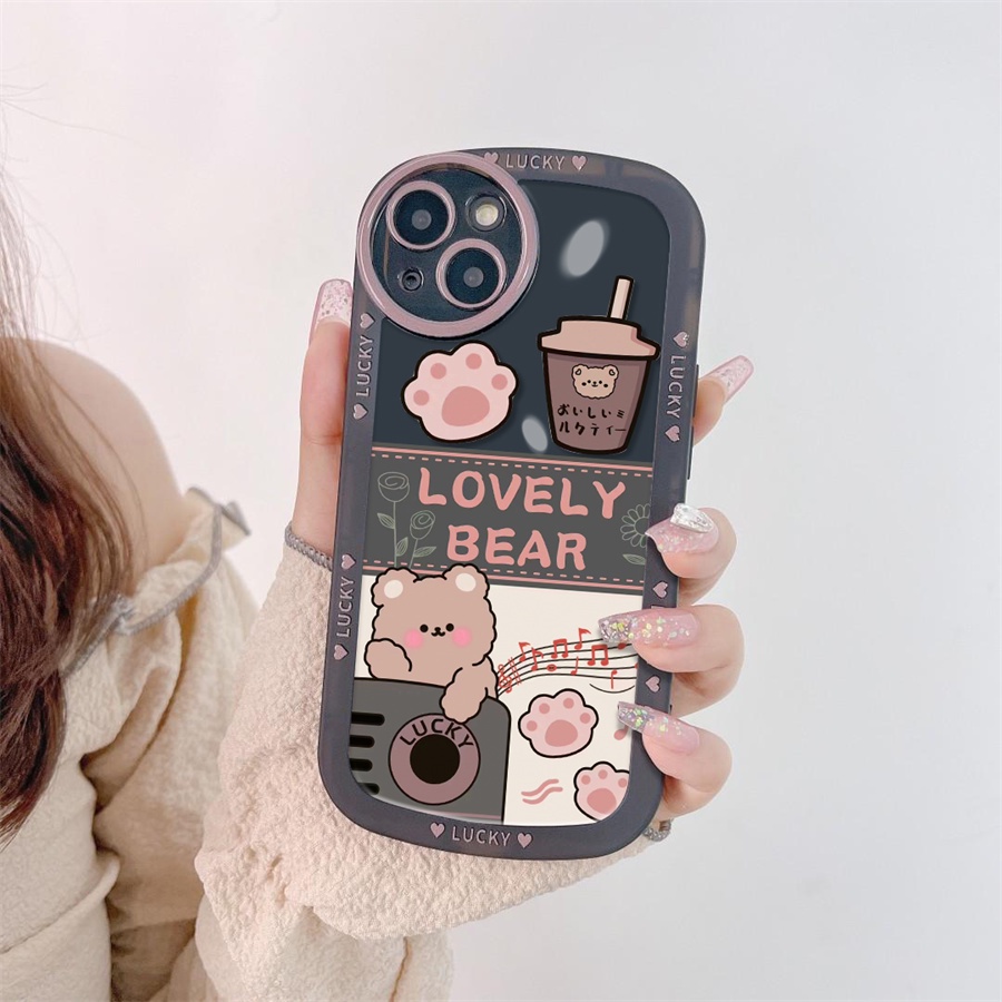 Casing Silikon OPPO A16 A57 2022 A17 A16K A16e A77S A15 A54 A53 A12 A5S A7 A3S A12E A31 A52 A83 A92 A37 F7 F9 A1K A5 2020 A5S Motif Cakar Kucing