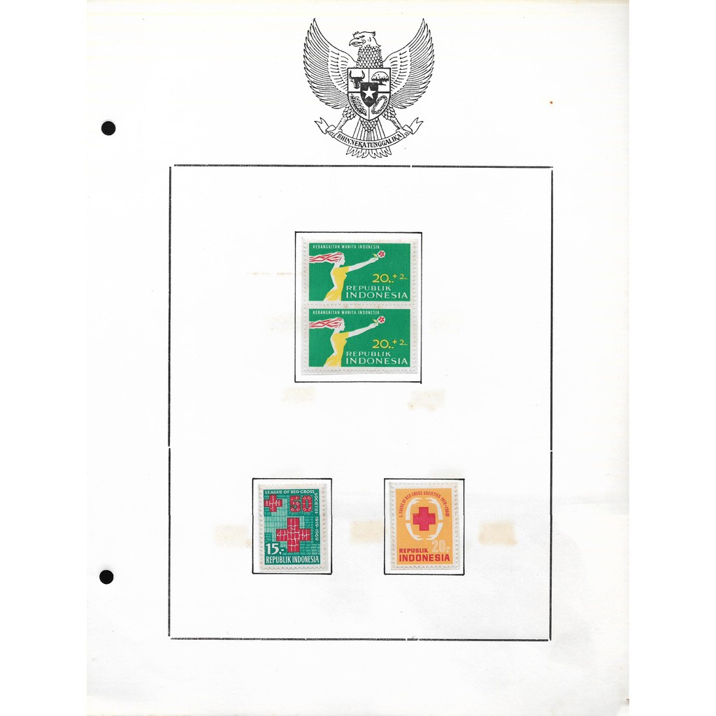

Prangko Set Lengkap Indonesia Seri PMI & Emansipasi Th 1969 Unused