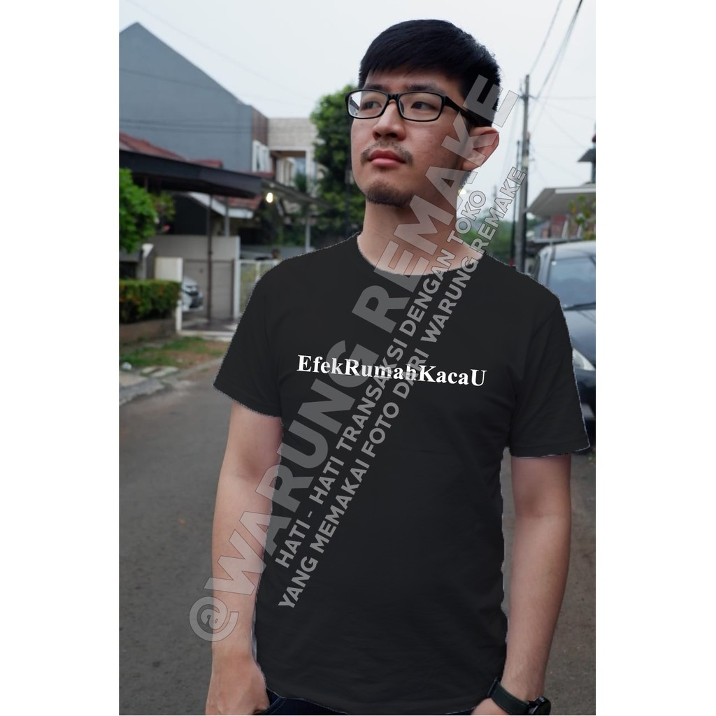 BAJU KAOS BAND PLESETAN EFEK RUMAH KACAU