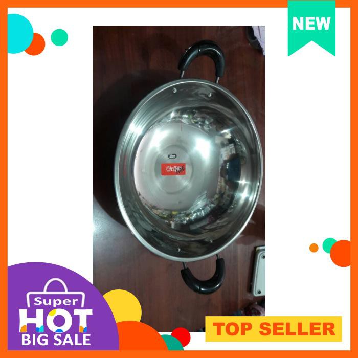 Wajan Stainless 30 Cm White Tiger / Kuali