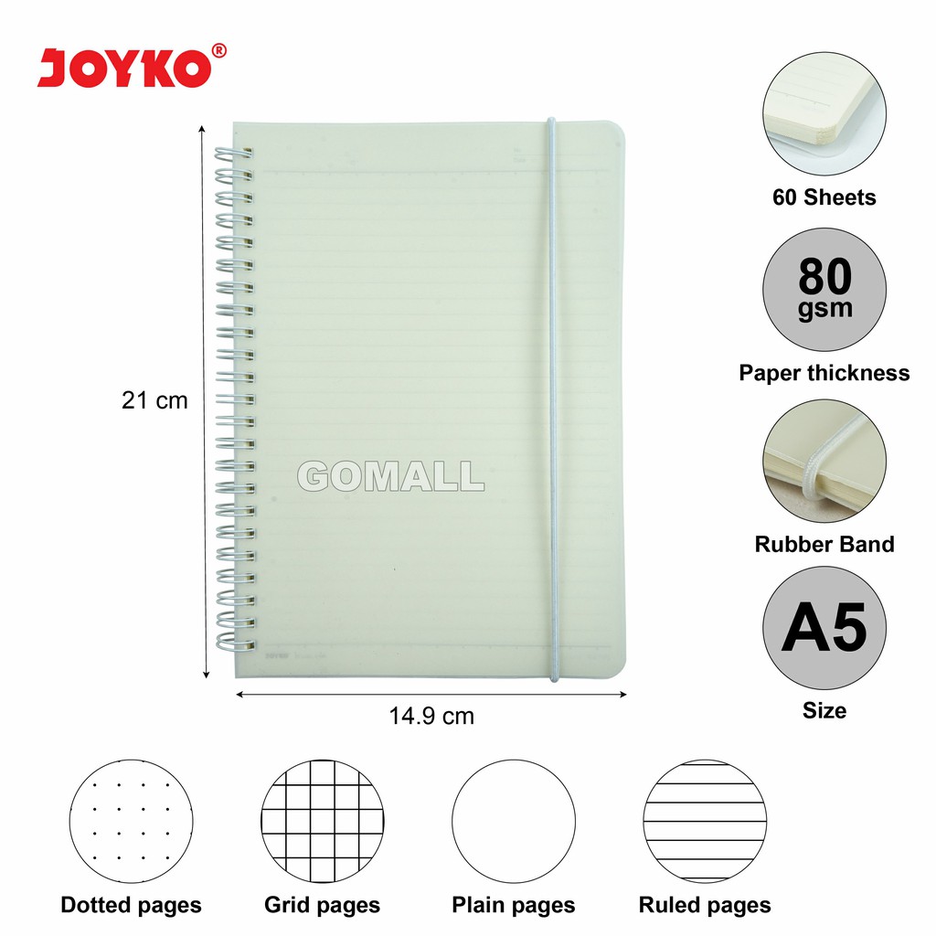 

Joyko Notebook Diary Agenda Buku Catatan NB-700 |Ruled|