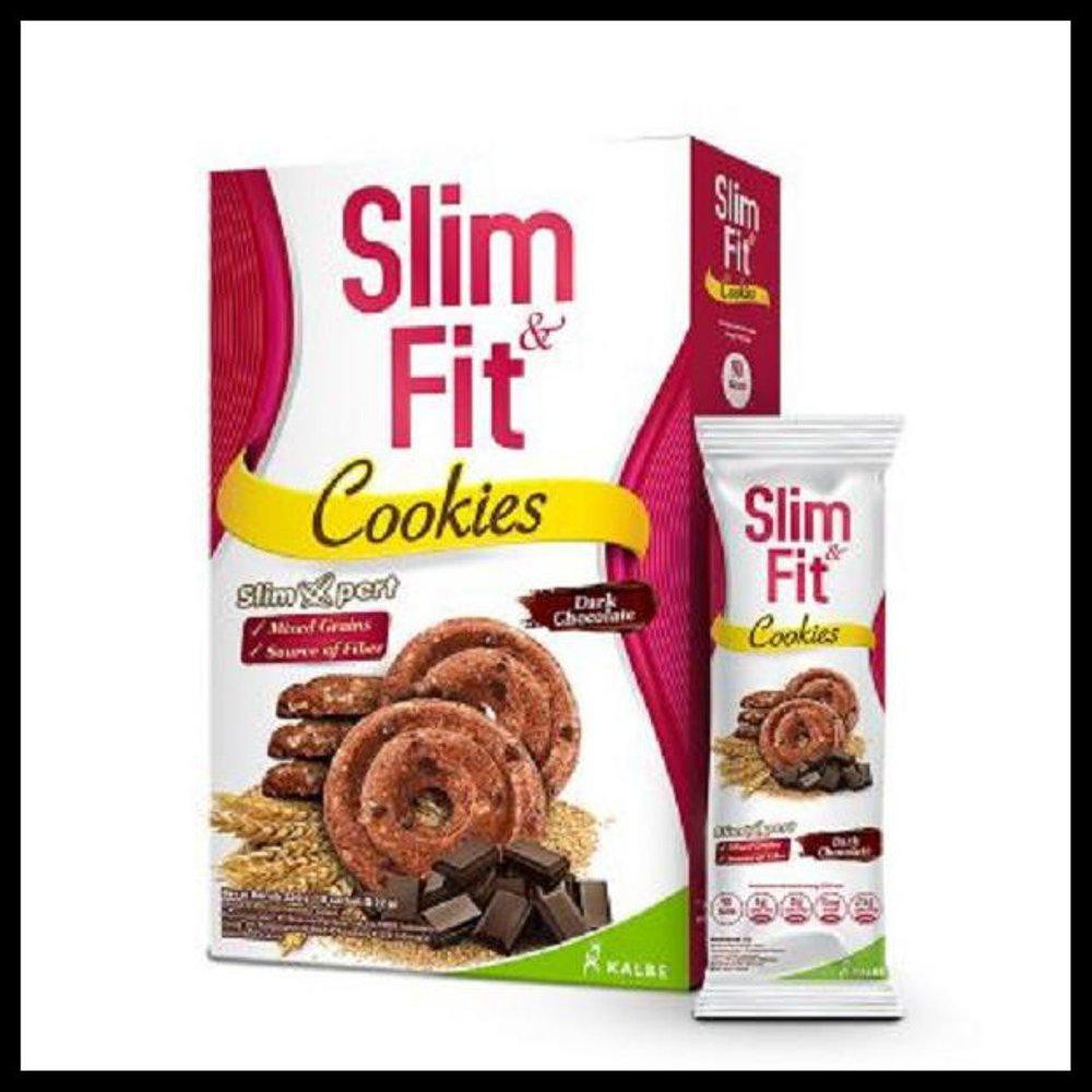 SLIMFIT COOKIES 220g (10 Sachet @22g) COOKIES SLIM FIT SLIM & FIT COOKIES KALBE SLIM FIT KALBE