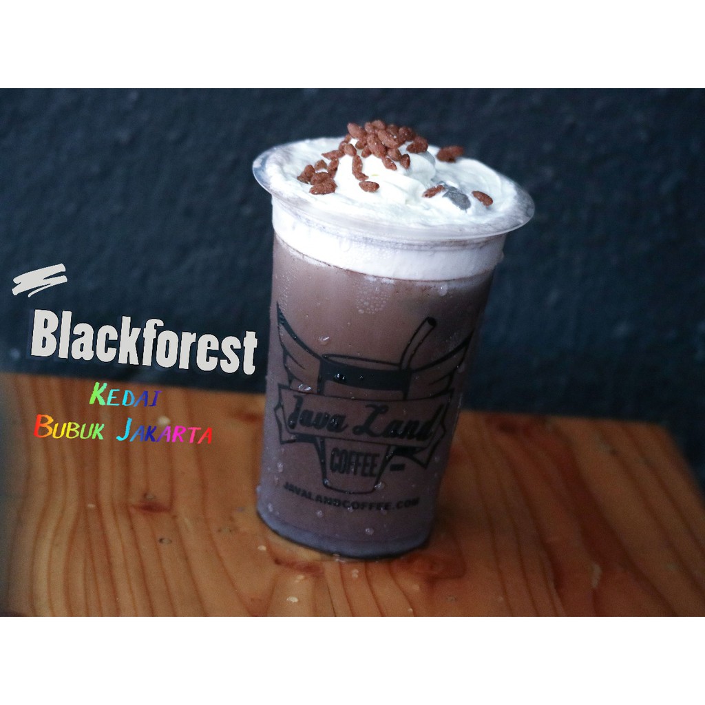 Bubuk Minuman Bubble Powder Drink Blackforest ORIGINAL Javaland 1kg