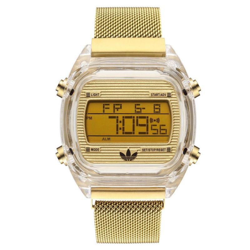 Jam Tangan Fashion Wanita Adidas Digital Waterproof 9900HAR Rantai Magnet Tgl Hari Bulan Aktif - COD