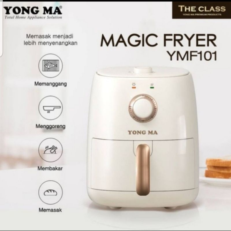 Yong Ma YMF 101 - Magic Air Fryer 2.4 Liter / Goreng Tanpa Minyak