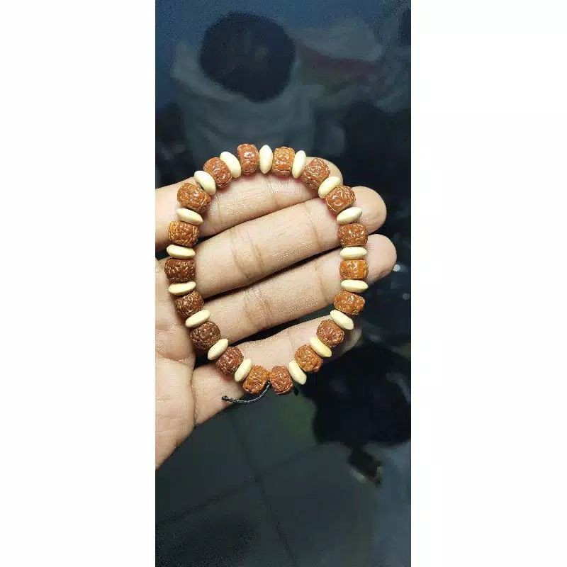 gelang rudraksha jenitri manik